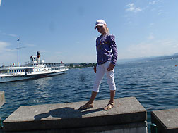 Anna Stasiuk On the shore of Lake Zurich
