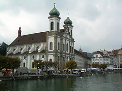 International Charitable Fund "Chernobyl - 2008" Church on the shore of Lake Lucerne
