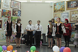 Talent show dedicated to the Exhibition "Carefree Childhood" opening.