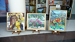 Exposition of the collection of paintings of People's Artist of Ukraine, Dean of the Faculty of Fine Arts - Nataliya Nikolaychuk.