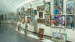 Exhibition of the collection of paintings "Colorful Impressions".
