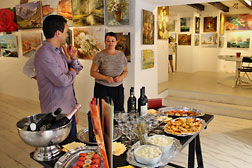 Tasting Italian wines  at  "ET CAETERA" restaurant. The event is held in conjunction with the Gallery "Globus" (Kiev),  Gallery "Heritage" (Geneva) and the Italian restaurant "ET CAETERA".
